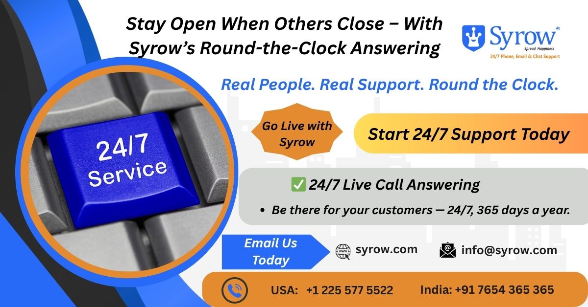 24/7 live answering service for businesses