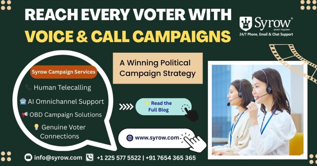 Voice Broadcast and Call Center Power for Elections| Top Omnichannel customer Support
