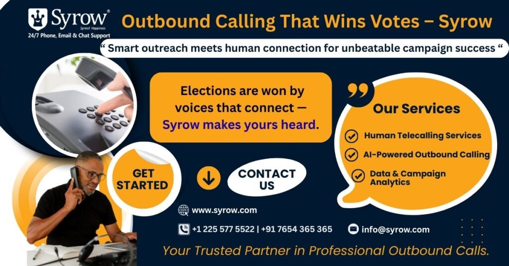Election Success with Syrow Outbound Calling | Best Outsourcing Customer Support