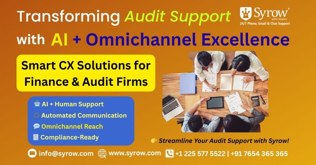AI-Powered Omnichannel Support for Auditors | Syrow