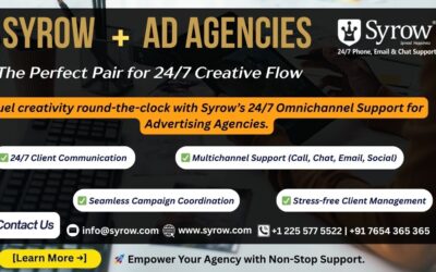 Syrow + Ad Agencies: 24/7 Creative Flow Support