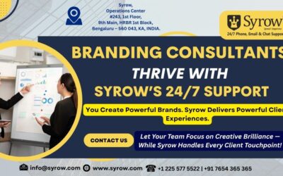 Syrow’s AI + Human Support for Branding Consultancies | Best Outsourcing Customer Support