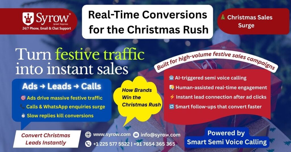 Increase Christmas Sales with Semi Voice Calling for E-Commerce | Syrow