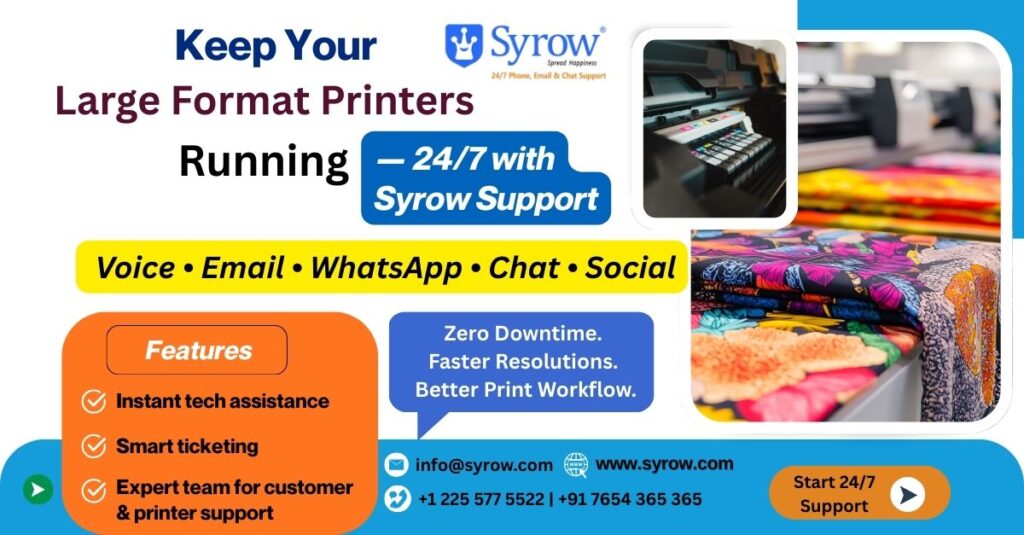 Improve Customer Experience in Large Format Printing with Syrow