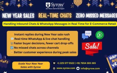 Syrow’s 24/7 Real-Time WhatsApp & Chat Support for E-Commerce