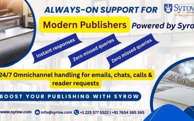 Syrow’s 24/7 Omnichannel Customer Support for Publisher Businesses