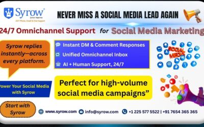 Syrow 24/7 Customer Support for Smarter Social Media Marketing