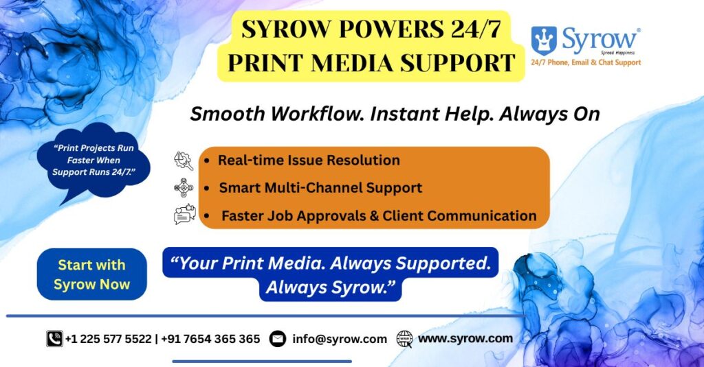How Outsourcing Print Media Customer Support to Syrow