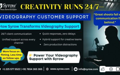 Enhance Videography Client Experience with Syrow’s Omnichannel Support