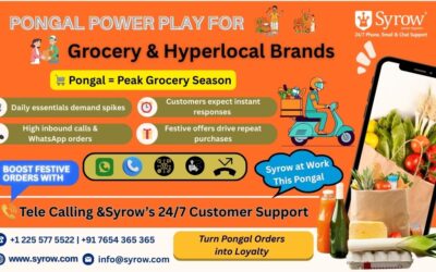 Syrow’s 24/7 Customer Support for Pongal Grocery Growth