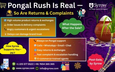 Syrow’s 24/7 Customer Service for Pongal E-commerce Rush
