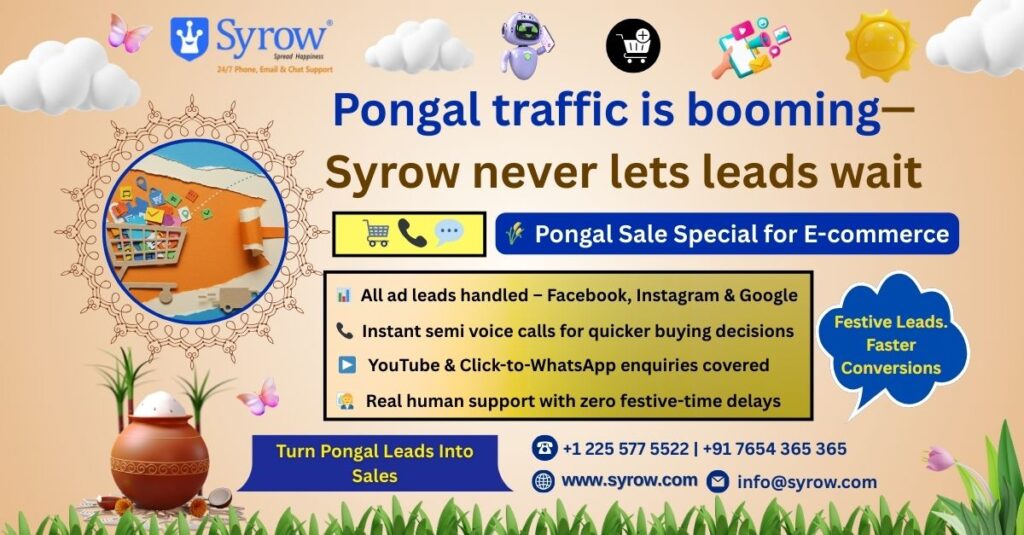 Boost Pongal E-commerce Sales with 24/7 Support
