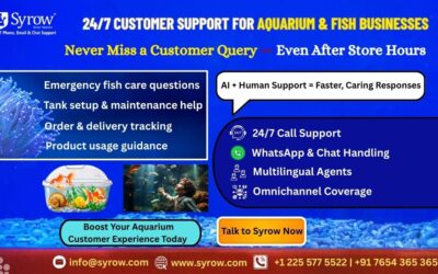 Outsourced Aquarium Support Services by Syrow | Best Customer Support