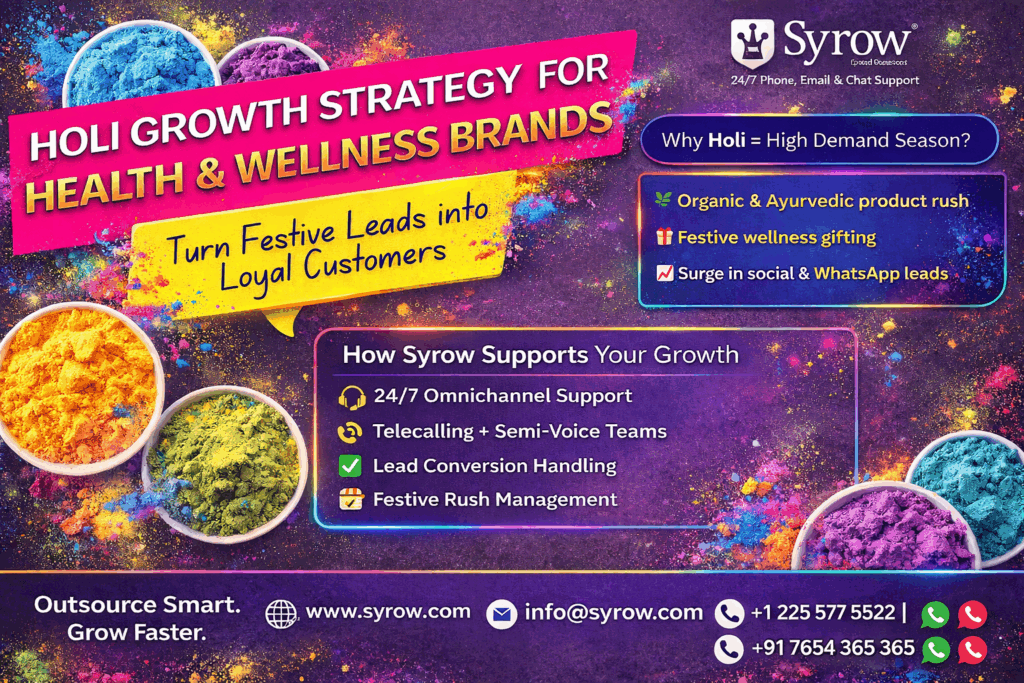 Holi Sales Boost with Health Brand Customer Support