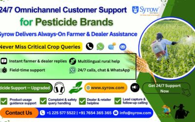 24/7 Omnichannel Customer Support for Pesticide Industry by Syrow