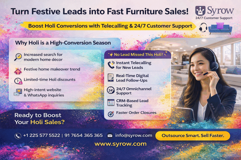 Best Outsourcing Customer Support for Holi Sales