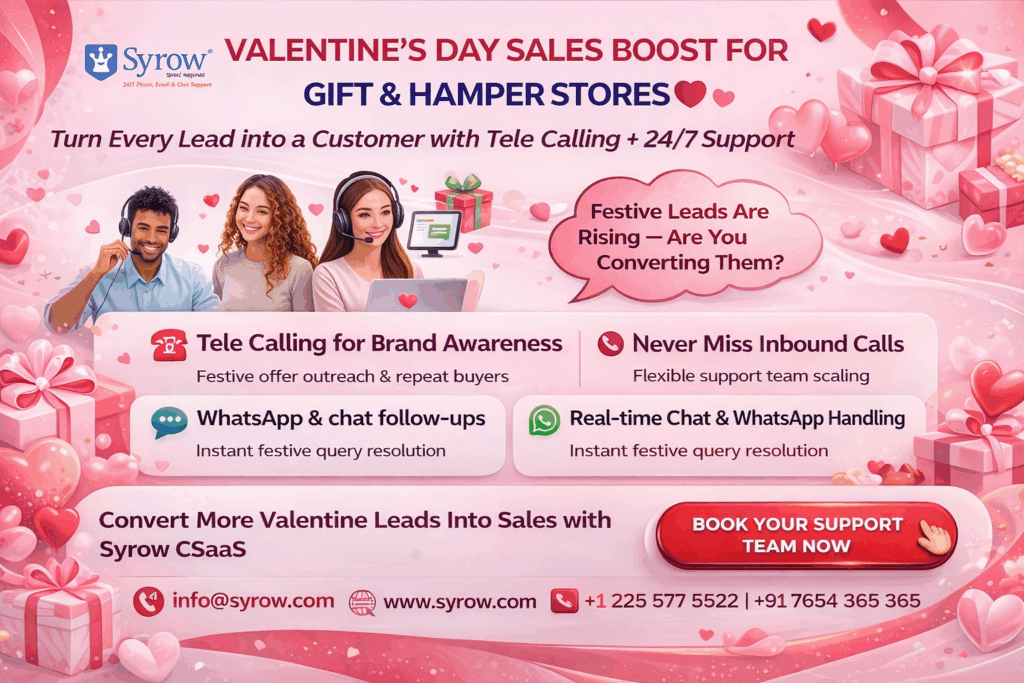 Outsourcing Customer Support for Gift Stores by Syrow