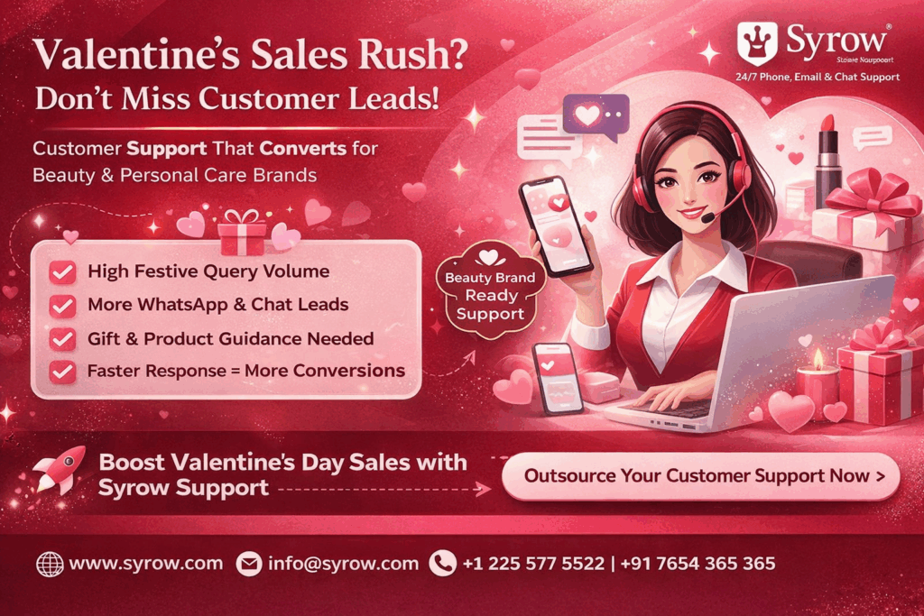 Top Beauty Customer Support Outsourcing | Syrow