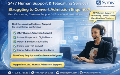 24/7 Email & Telecalling for College Admissions | Best Outsourcing Customer Support for Colleges