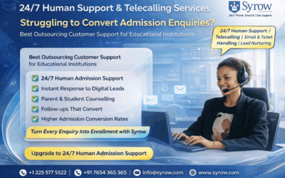 24/7 Email & Telecalling for College Admissions | Best Outsourcing Customer Support for Colleges