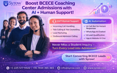 BCECE Coaching Admissions with AI & Human Support | Best Outsourcing Customer Support