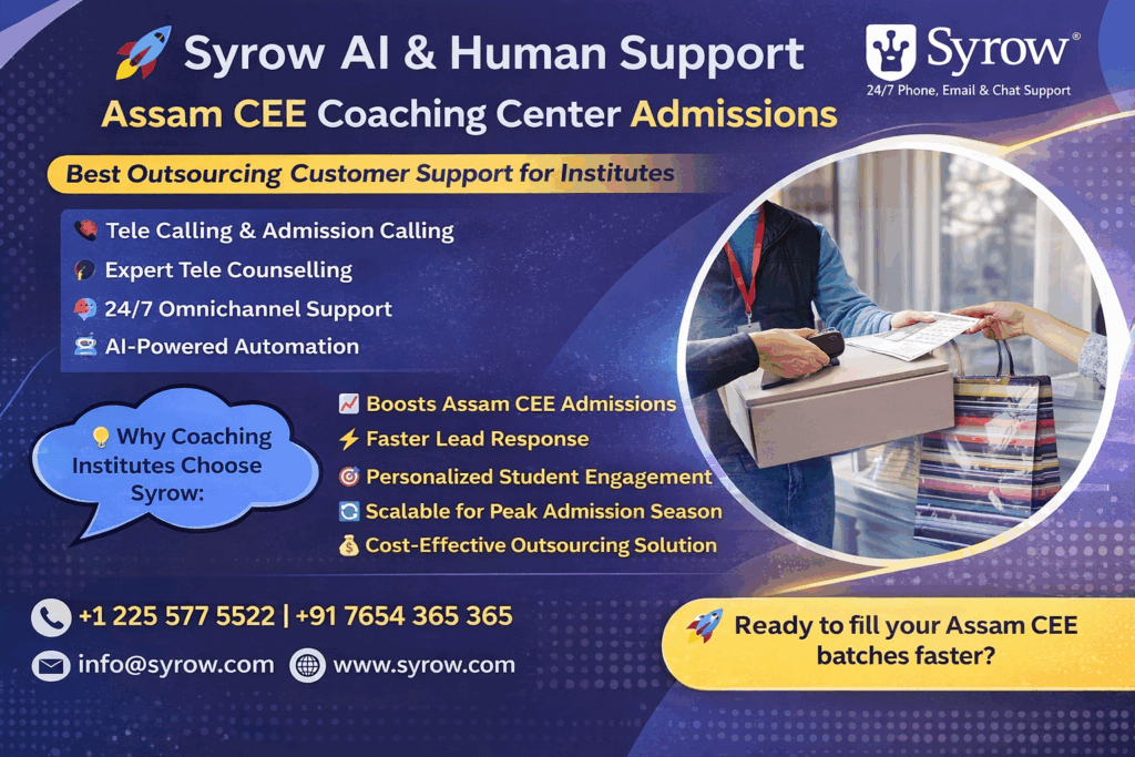 Best AI and Human Support for Assam CEE Coaching Center Admissions | Syrow