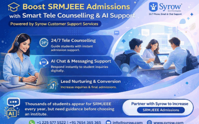 Tele Counselling Services for SRMJEEE Admissions | Syrow Best Outsourcing Customer Support