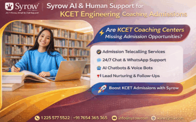 Best Outsourcing Support for KCET Coaching Admissions | Syrow’s AI & Human Support