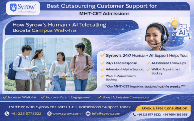 24/7 Telecalling Support for MHT-CET Admissions | Syrow Best Outsourcing Partner