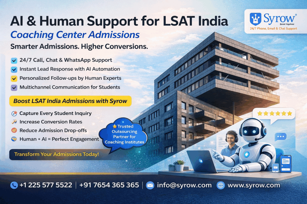 LSAT India Coaching Center Admissions with AI Support | Syrow