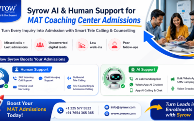 MAT Coaching Admissions with Syrow AI Support | Best Outsourcing Customer Support