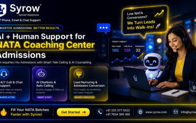 NATA Coaching Center Admissions Support | Syrow’s AI & Telecalling