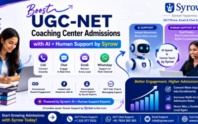 Smart UGC NET Coaching Admissions with Syrow AI