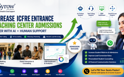 Syrow AI & Human Support for ICFRE Coaching Centers | Best ICFRE Coaching Admission Support Services