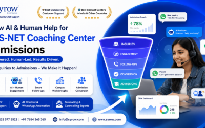 Syrow AI & Human Support for TISS-NET Coaching Center Admissions