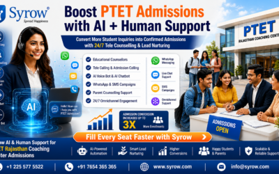PTET Rajasthan Coaching Center Admissions with Syrow AI & Human Support