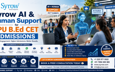 HPU B.Ed CET Coaching Center Admissions Support by Syrow | Best Outsourcing Customer Support