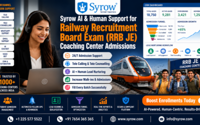 RRB JE Student Admission Support Services | Syrow AI & Human Support for RRB JE Admissions