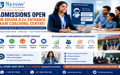 Odisha B.Ed Coaching Center Admission Support with Syrow AI and Human