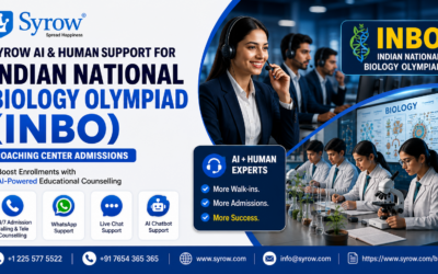 Indian National Biology Olympiad Coaching Admissions (INBO) with Syrow AI and Human Support
