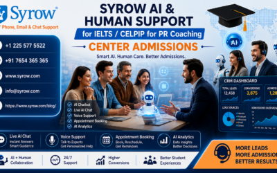 IELTS / CELPIP PR Coaching Center Admissions Support | Syrow AI & Human