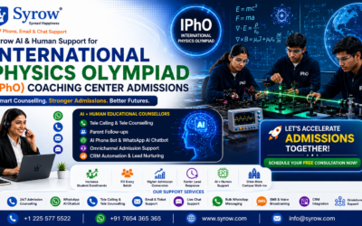 IPhO Coaching Center Admissions with Syrow AI & Human Support