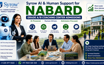 Boost NABARD Grade A/B Coaching Admissions with Syrow AI & Human Support