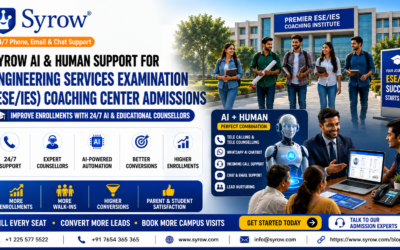 Boost ESE/IES Coaching Admissions with Syrow AI and Human Support