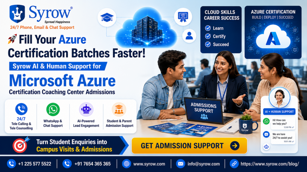 Azure Certification Coaching with Syrow AI and Human Support
