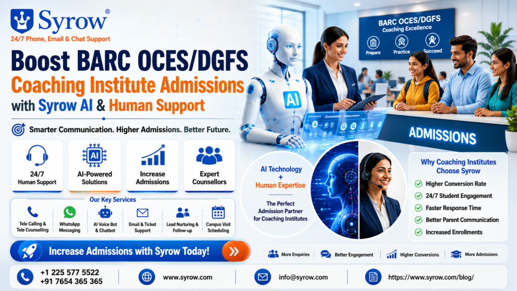 BARC OCES/DGFS Coaching with Syrow AI and Human Support
