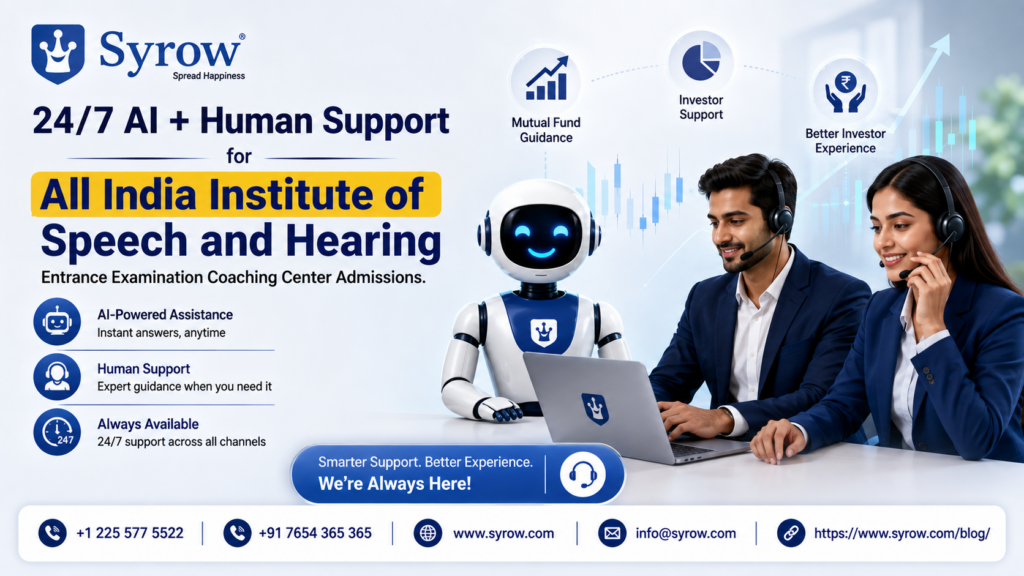 Boost Speech and Hearing Coaching Center Admissions with Syrow AI and Human Support!
