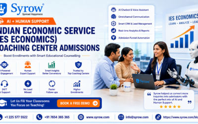 Boost IES Economics Coaching Admissions with Syrow AI and Human Support