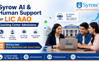 Boost LIC AAO Coaching Center Admissions with Syrow AI and Human Support
