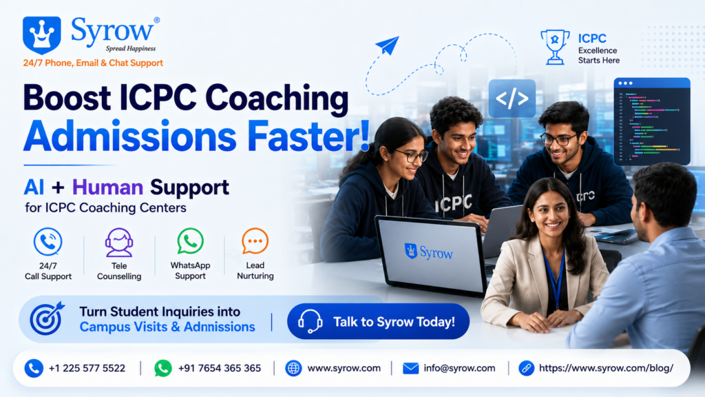 ICPC Coaching Center Admissions | Syrow AI + Human Support